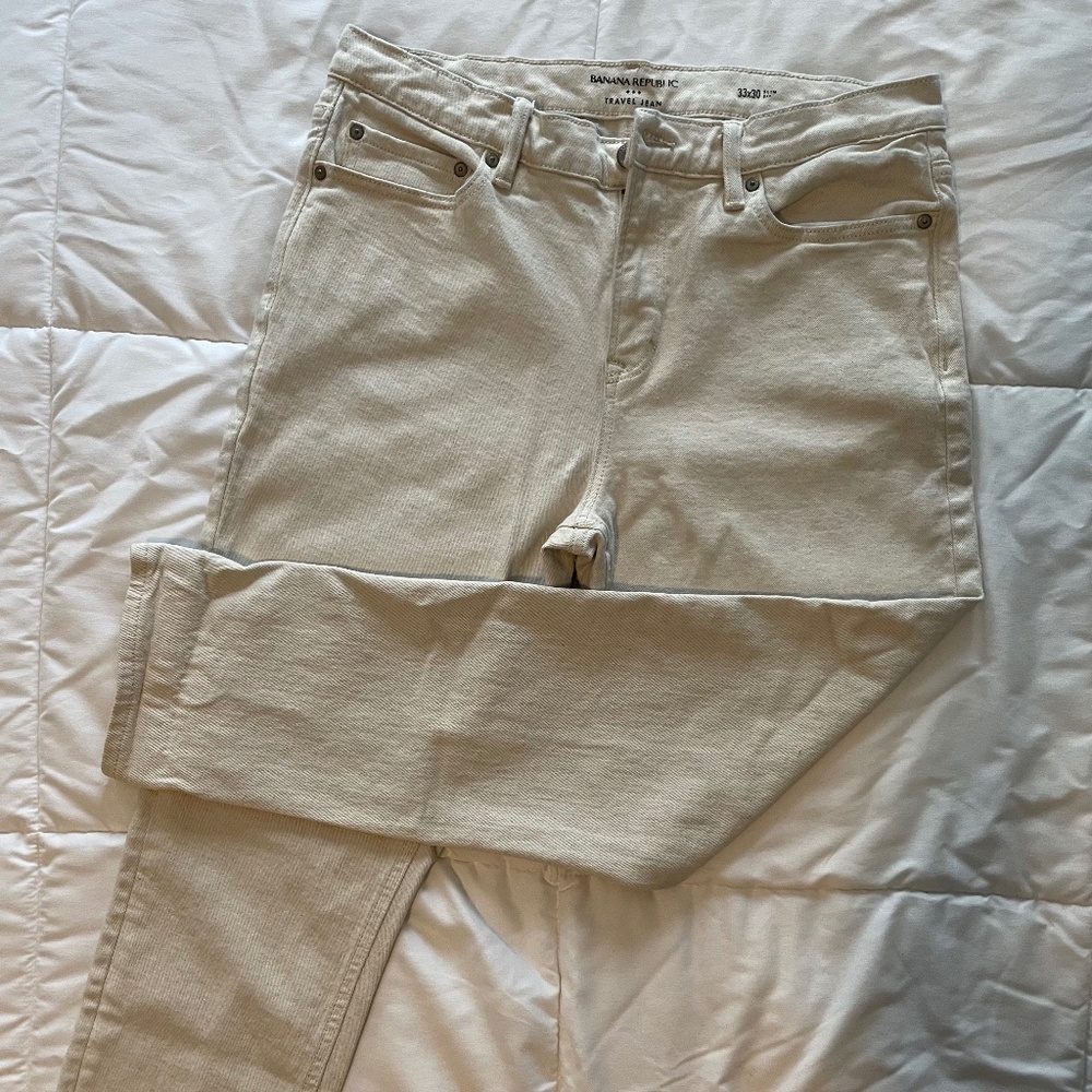 Mens Banana Republic Travel Jeans